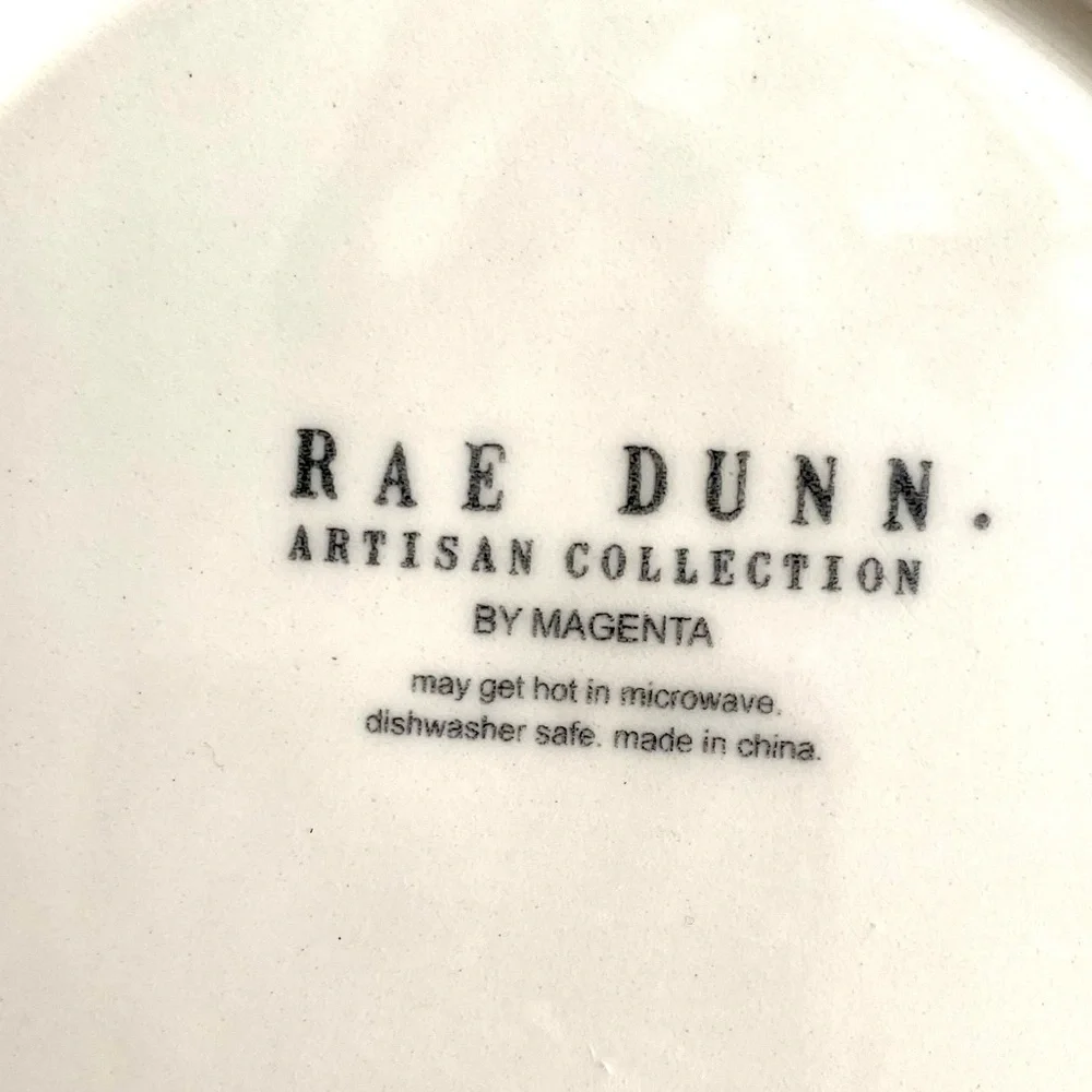 Rae Dunn Artisan Collection By Magenta Round Fluted Pie Plate C